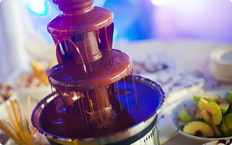 バレンタイン特別企画チョコレートファウンテンパーティ―